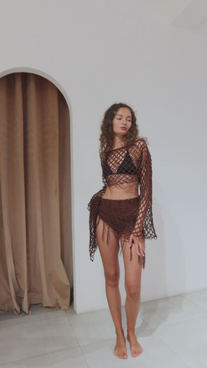 The Crochet Mesh Skirt